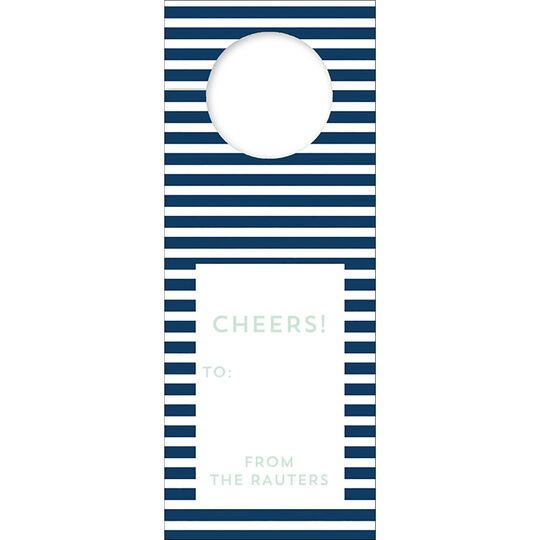Blue Cabana Wine Tags